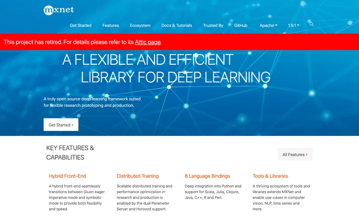 Apache MXNet product preview