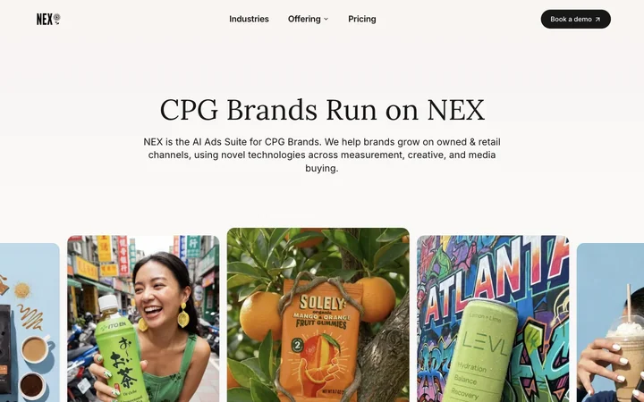 NEX の製品プレビュー