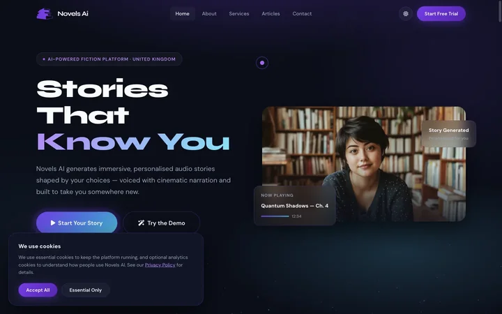 Novels AI product preview