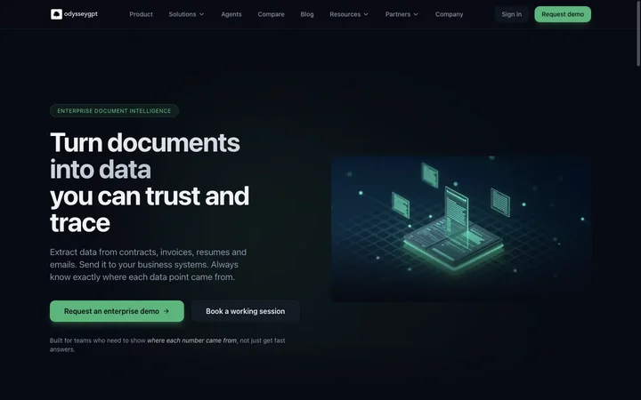 OdysseyGPT product preview