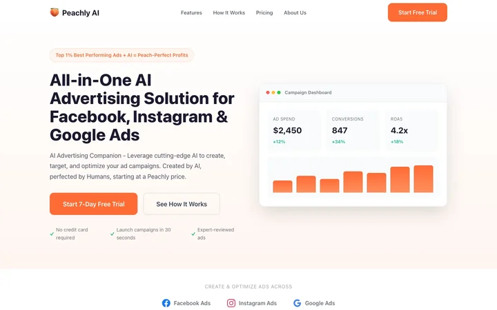 Peachly AI の製品プレビュー