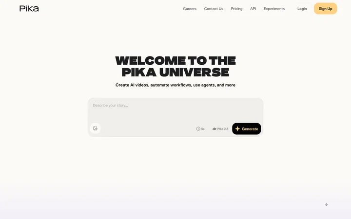 Pika product preview