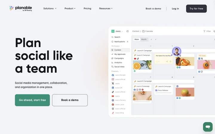 Planable product preview