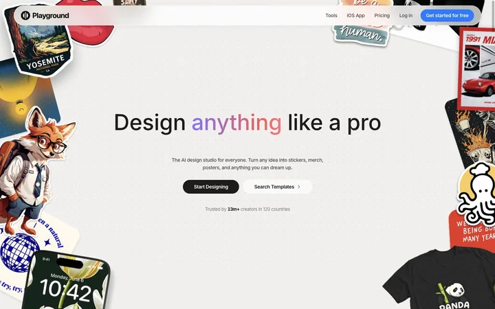 Playground product preview