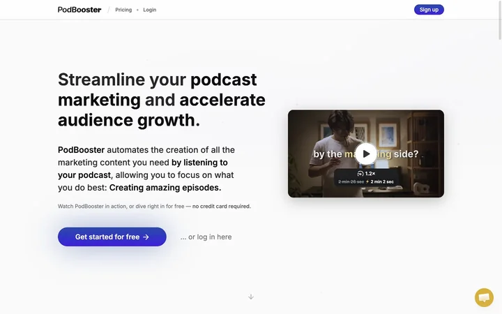 PodBooster product preview