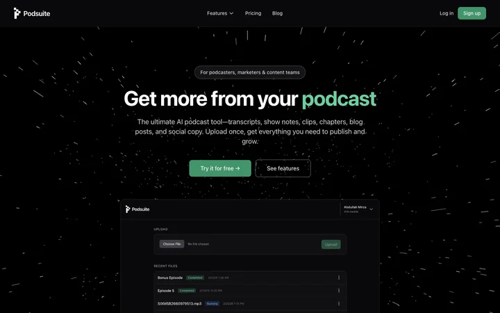 Podsuite product preview