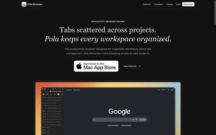 Pola Browser product preview