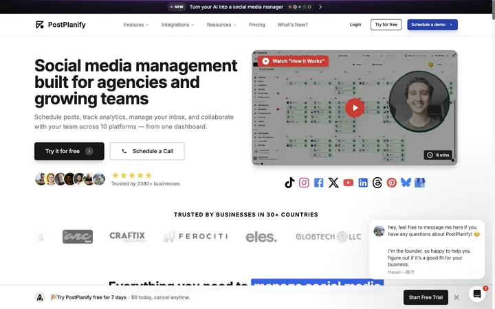 PostPlanify product preview