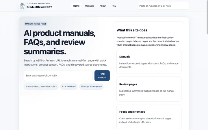 ProductReviewGPT product preview