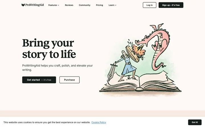 ProWritingAid product preview