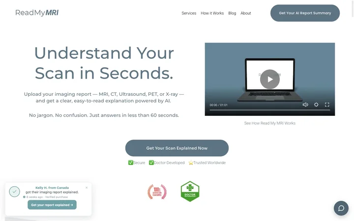 Read My MRI product preview