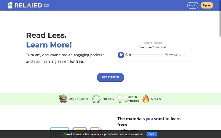 RELAIED product preview