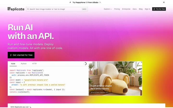Replicate product preview