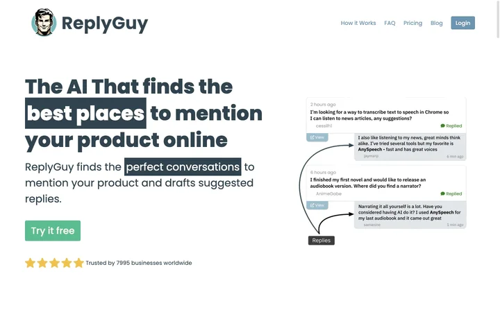 ReplyGuy product preview