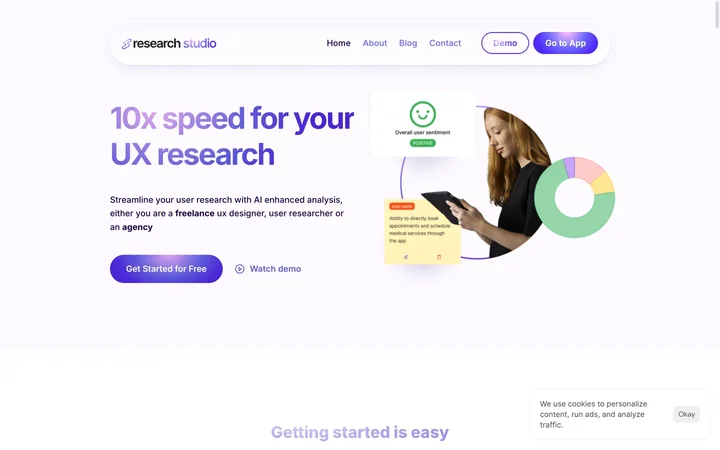Research Studio product preview