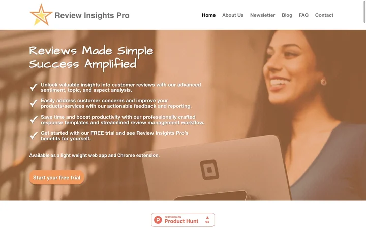 Review Insights Pro product preview