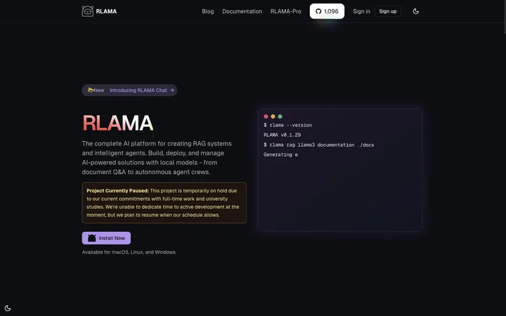 RLAMA product preview