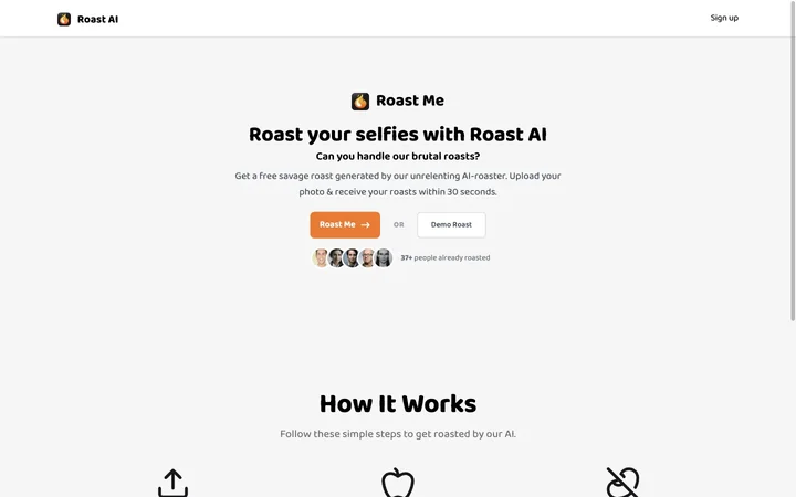 Roast AI product preview