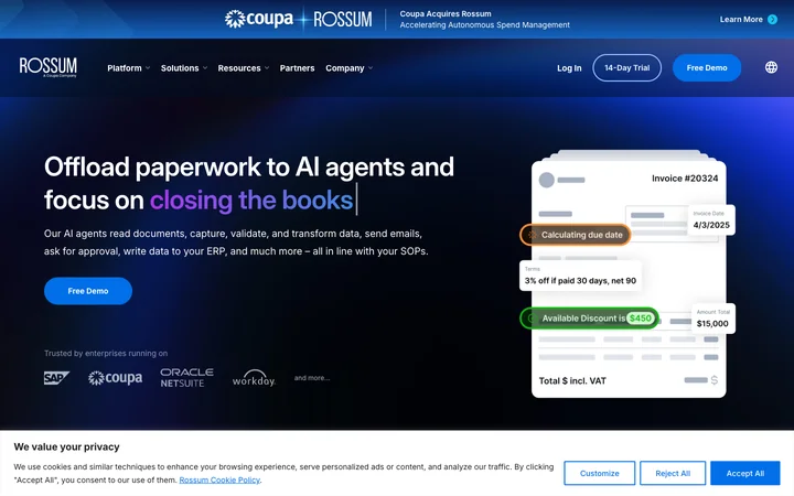 Rossum product preview