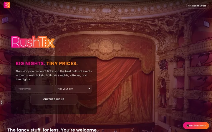 RushTix product preview