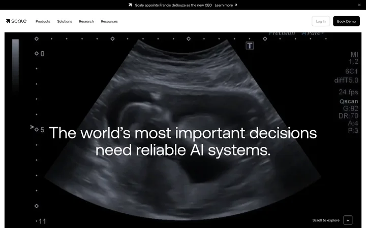 Scale AI product preview