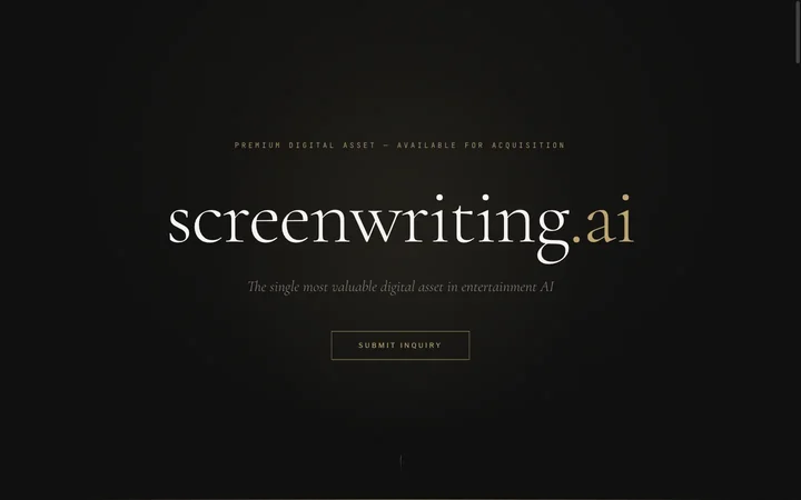 screenwriting.ai product preview
