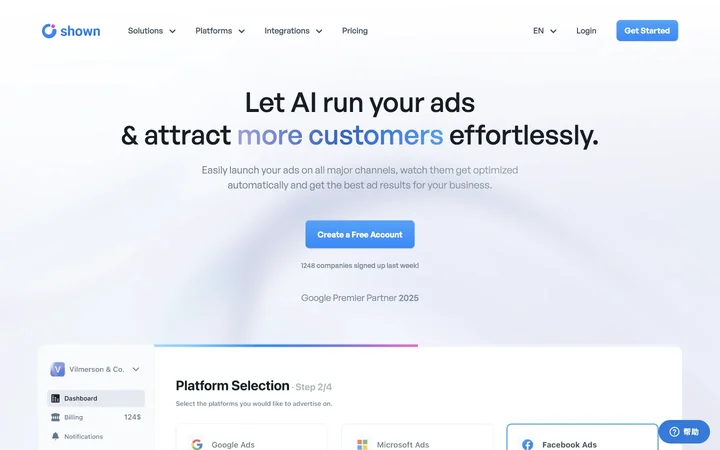 Shown.io product preview