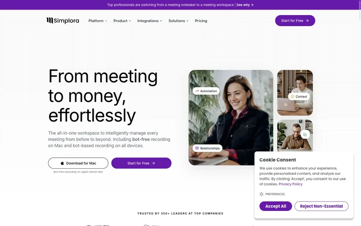 Simplora product preview