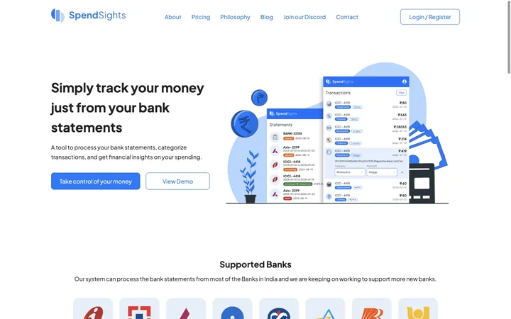 SpendSights product preview