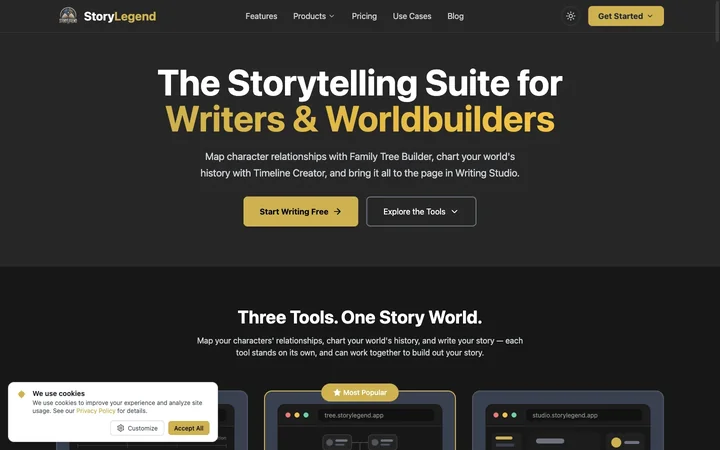StoryLegend product preview