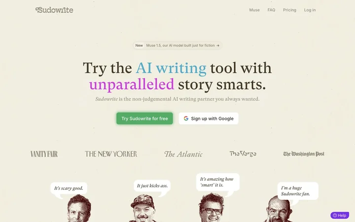 Sudowrite product preview