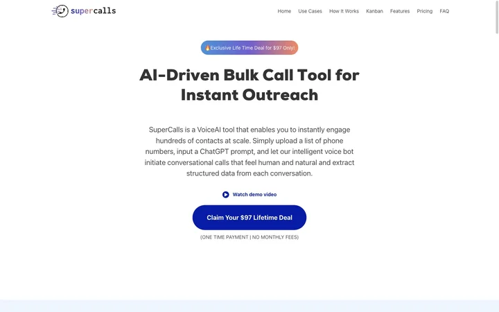 SuperCalls product preview
