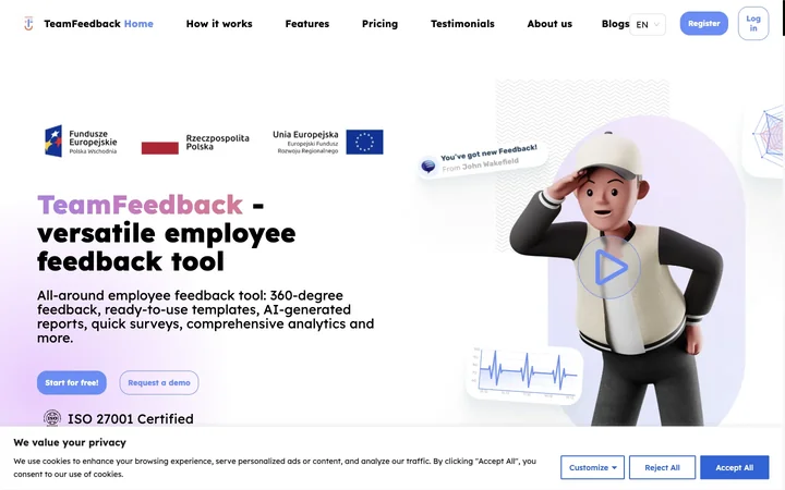 TeamFeedback product preview