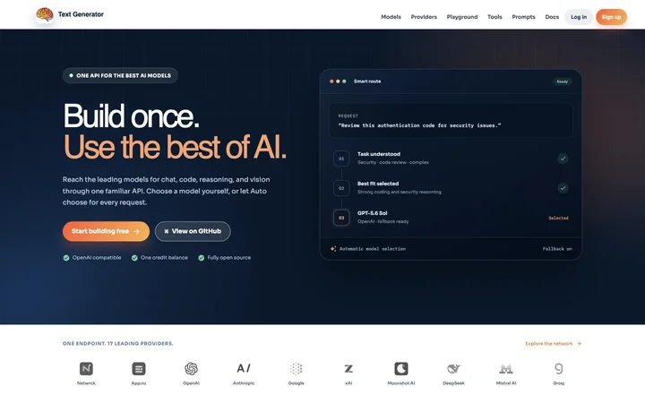 Text Generator product preview