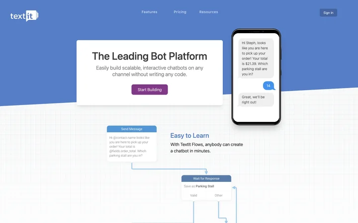 TextIt product preview