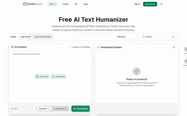 TextToHuman product preview