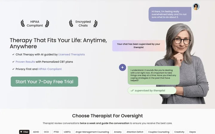 Talk Therapy product preview
