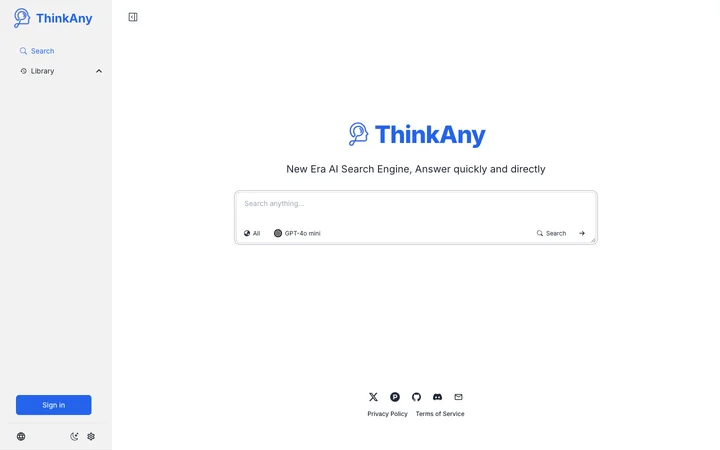 ThinkAny product preview