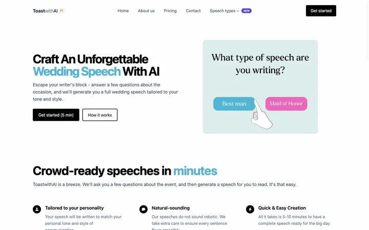 ToastwithAI product preview