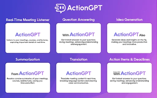 ActionGPT - ChatGPT for Meetings 封面图 4