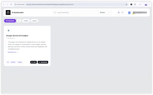 AIBookmarker: AI Web Clipper 封面图 4