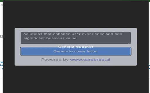 AI Cover letter Generator 封面图 2