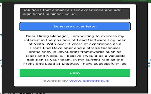 AI Cover letter Generator 封面图 3