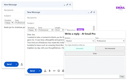 AI Email Pro 產品預覽