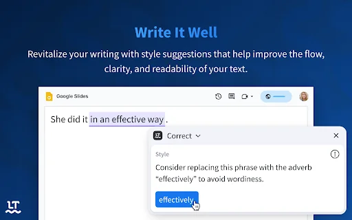 AI Grammar Checker & Paraphraser – LanguageTool 封面图 4