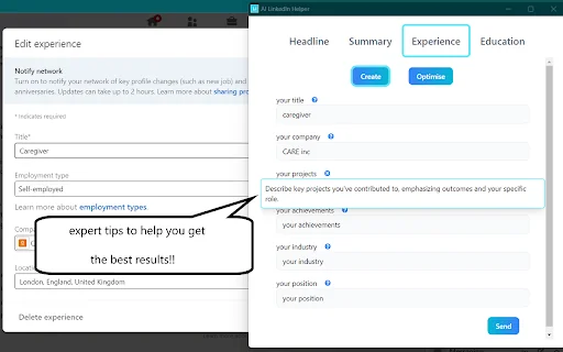 AI LinkedIn Helper 封面图 3