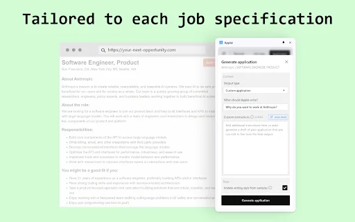 Applai: AI job application copilot and ghost writer 封面图 2
