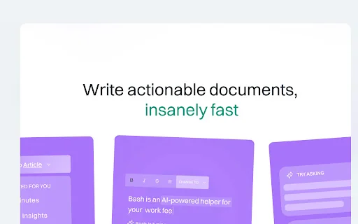 Bash AI - meetings, project docs, and industry insights 封面图 3