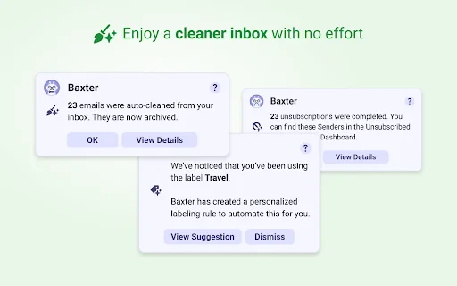 Baxter - Email Organizer & Unsubscriber 封面图 5