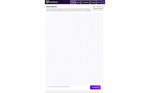 BERTHA AI, co-pilot for Chrome. product preview